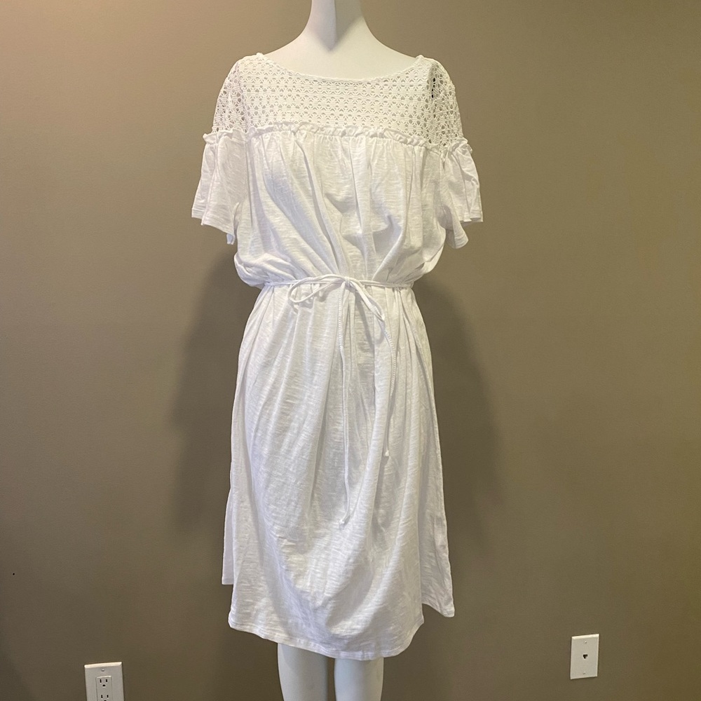 Joe Fresh White Summer Dress - Large